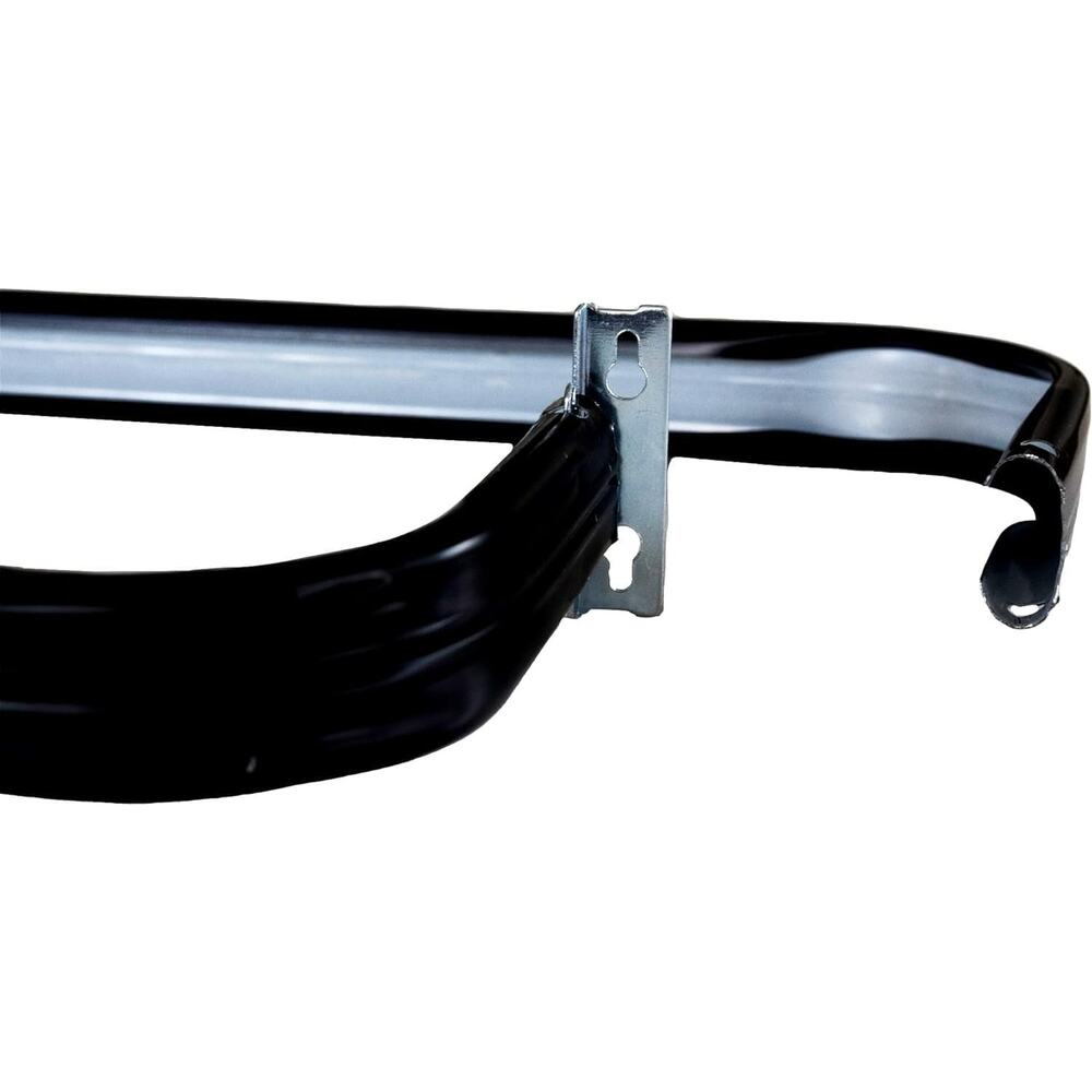 26” - 48” Heavy Duty Standard Adjustable Curtain Rod Hardware Included, Black